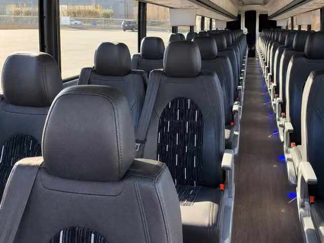 royal palm beach charter bus interior